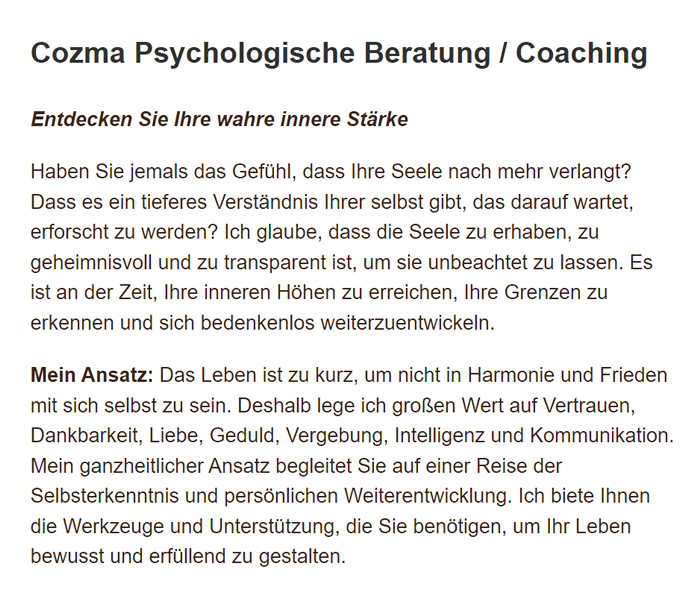 Psychologische Beratung 